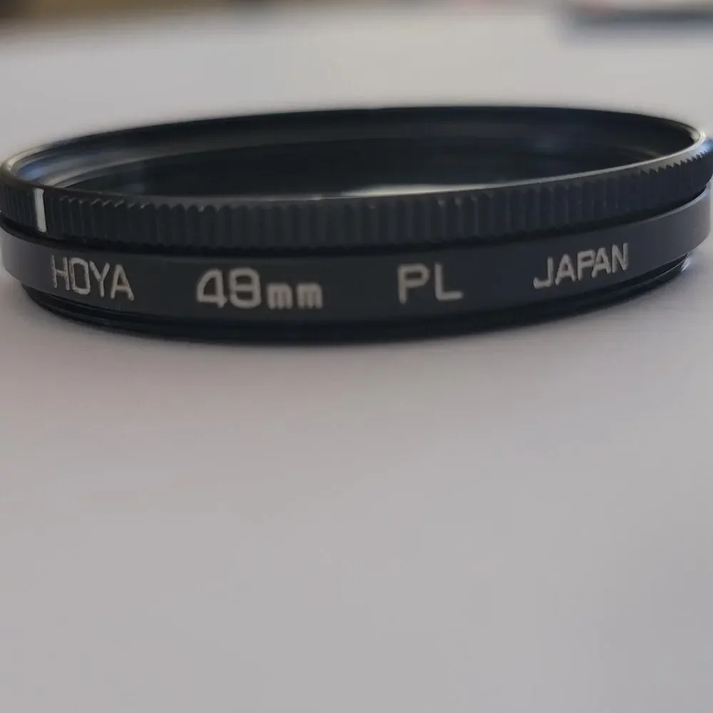 Hoya 49mm PL Polarizing Lens Filter Black Made In Japan Camera DSLR SLR